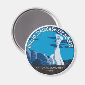 Große Treppe Escalante Nationales Monument Utah Magnet (Vorderseite/Rückseite)