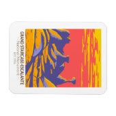 Große Treppe Escalante Nationales Monument Utah Magnet (Horizontal)