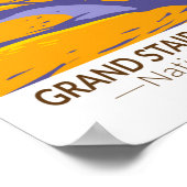 Große Treppe Escalante Nationales Monument Utah Poster (Ecke)