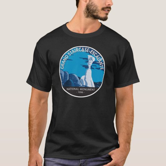 Große Treppe Escalante Nationales Monument Utah T-Shirt (Vorderseite)