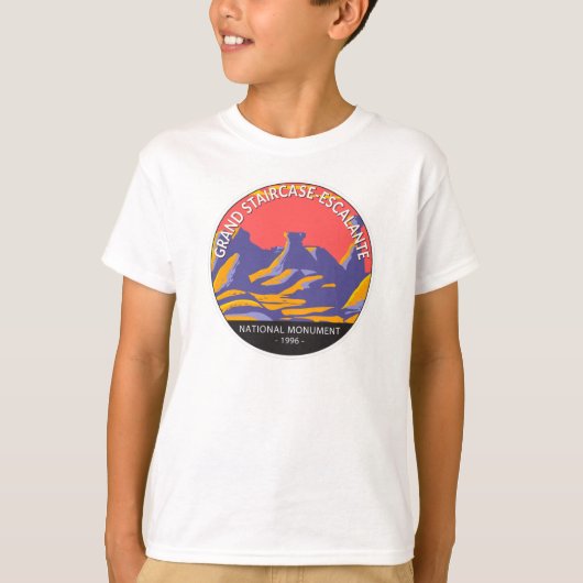 Große Treppe Escalante Nationales Monument Utah T-Shirt (Vorderseite)