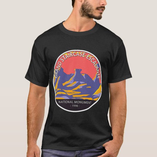 Große Treppe Escalante Nationales Monument Utah V T-Shirt (Vorderseite)