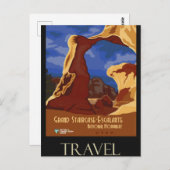 Große Treppe - Escalante Nat'l Monument, Utah P Postkarte (Vorne/Hinten)