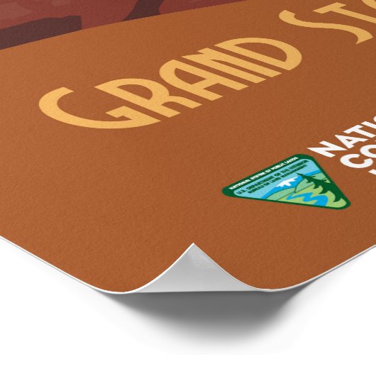 Große Treppe Escalante Poster (Ecke)