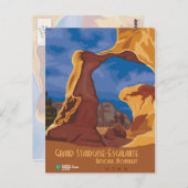 Große Treppe Escalante Postkarte (Vorne/Hinten)