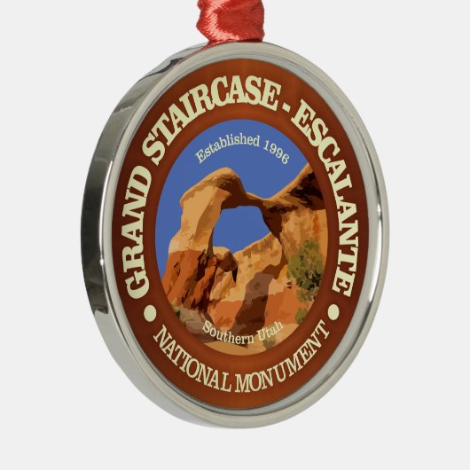 Große Treppe - Nationaldenkmal Escalante Ornament Aus Metall (Rechts)