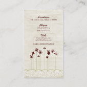 Große Treppen-Visitenkarten Visitenkarte (Rückseite)