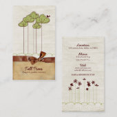 Große Treppen-Visitenkarten Visitenkarte (Vorne/Hinten)