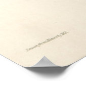 Große Trillium Poster (Ecke)
