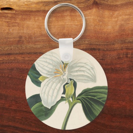 Große Trillium Schlüsselanhänger (Vorderseite)