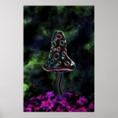 Große Trippy-Pilz-Poster Poster (Vorne)