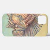 Große Tritonshorn-PastellMuschel Case-Mate iPhone Hülle (Rückseite (Horizontal))