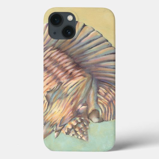 Große Tritonshorn-PastellMuschel Case-Mate iPhone Hülle (Rückseite)