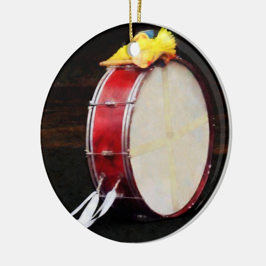 Große Trommel an der Parade Keramikornament (Links)