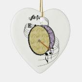 Große Trommel Keramik Ornament (Rechts)