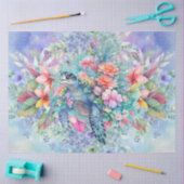 Große Tropenkröte und Wasserfarben Florenz Seidenpapier (Basteln)