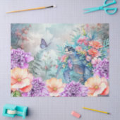 Große Tropenkröte und Wasserfarben Florenz Seidenpapier (Basteln)