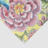 Grosse, tropische, gelbe Farbe Seidenpapier (Detail)