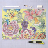 Grosse, tropische, gelbe Farbe Seidenpapier (Handwerk)