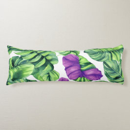 Große tropische Lila Pflanze Seitenschläferkissen