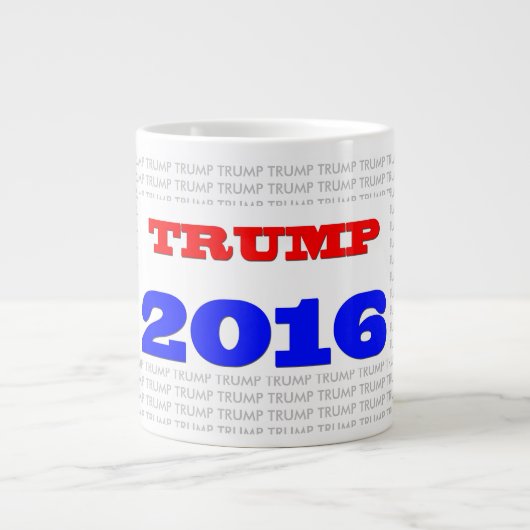 GROSSE TRUMPF-EXTRATASSE Jumbo-Tasse (Vorderseite)