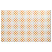 Große Tupfen - Orange auf Weiß Stoff (Fat Quarter (45,7 x 55,9 cm))