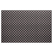Große Tupfen - Rosa auf Schwarzem Stoff (Fat Quarter (45,7 x 55,9 cm))