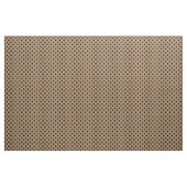 Große Tupfen - Schwarzes auf blassem Brown Stoff (Yard (91,4 cm))