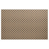 Große Tupfen - Schwarzes auf blassem Brown Stoff (Fat Quarter (45,7 x 55,9 cm))