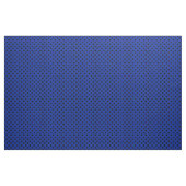 Große Tupfen - Schwarzes auf Kaiserblau Stoff (Yard (91,4 cm))