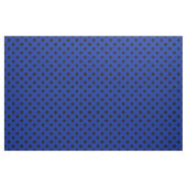 Große Tupfen - Schwarzes auf Kaiserblau Stoff (Fat Quarter (45,7 x 55,9 cm))