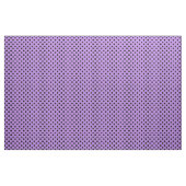 Große Tupfen - Schwarzes auf Lavendel Stoff (Yard (91,4 cm))