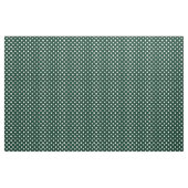 Große Tupfen - Weiß auf dunkelgrünem Stoff (Yard (91,4 cm))