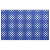 Große Tupfen - Weiß auf Kaiserblau Stoff (Fat Quarter (45,7 x 55,9 cm))