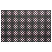 Große Tupfen - Zuckerwatte auf Schwarzem Stoff (Fat Quarter (45,7 x 55,9 cm))