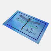 Große Türmatte der Libellen Mats Rugs (Schrägansicht)