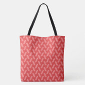 Große Tüte Candy Cane Tasche (Rückseite)