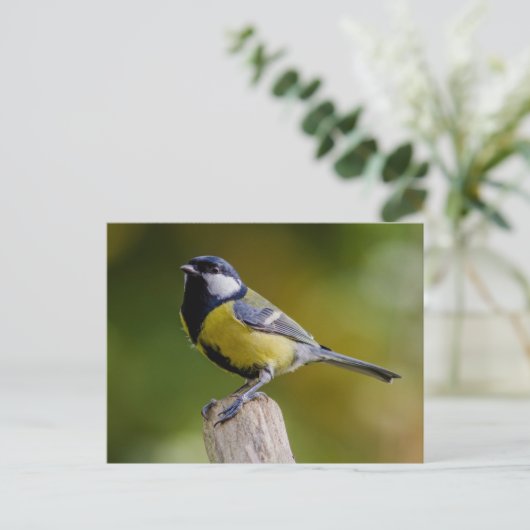 Große Tüte im Herbst Postkarte (Stehend Vorderseite)