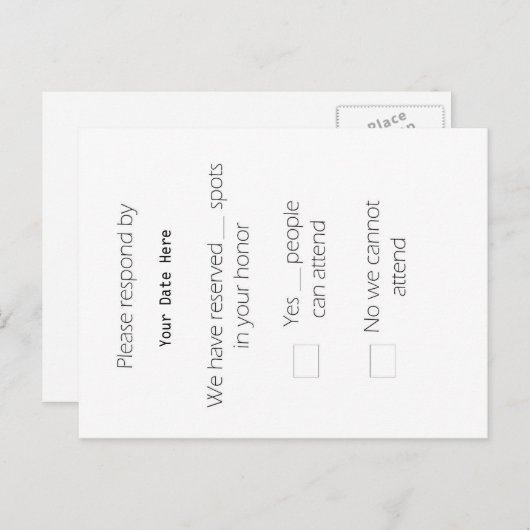 Große UAWG Postkarte (Vorne/Hinten)