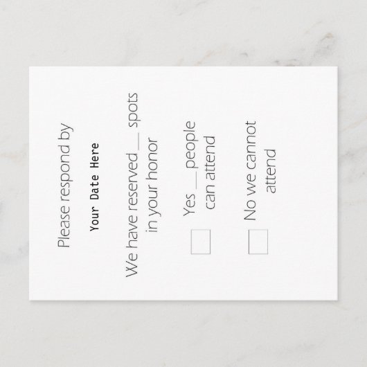 Große UAWG Postkarte (Vorderseite)