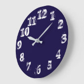 Große Uhr an der runden Navy (Winkel)