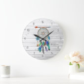 Große Uhr mit Native American Dreamcatcher (Zuhause)