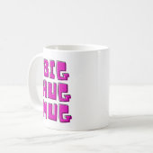 Große Umarmung Kaffeetasse (Vorderseite Links)