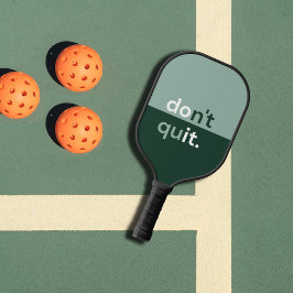 Größe und dunkelgrüne moderne Monogramm Pickleball Schläger