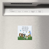 Große und kleine Geschöpfe Magnet (In Situ (Geschirrspüler))