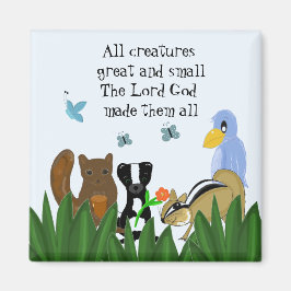 Große und kleine Kreaturen Magnet