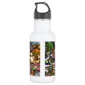 Große und kleine Tiere Edelstahlflasche (Rückseite)