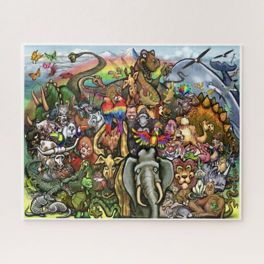 Große und kleine Tiere Puzzle (Horizontal)
