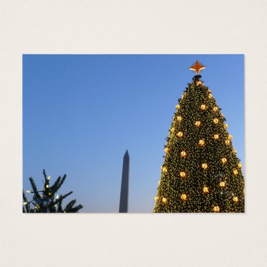 Große und kleine Weihnachtsbäume II Urlaub in DC (Rückseite)