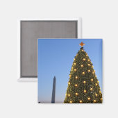 Große und kleine Weihnachtsbäume II Urlaub in DC Magnet (Vorderseite/Rückseite)